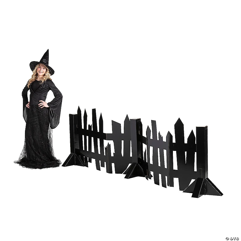 Halloween Creepy Fence Cardboard Cutout Stand-Up