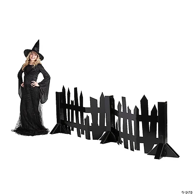 Halloween Creepy Fence Cardboard Cutout Stand-Up