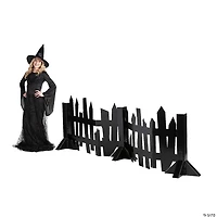 Halloween Creepy Fence Cardboard Cutout Stand-Up