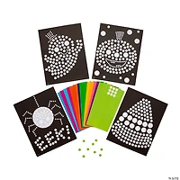 Halloween Dot Sticker Art Sheets - 12 Pc.