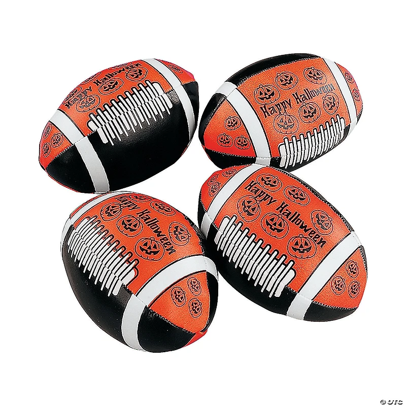 Halloween Footballs - 12 Pc.