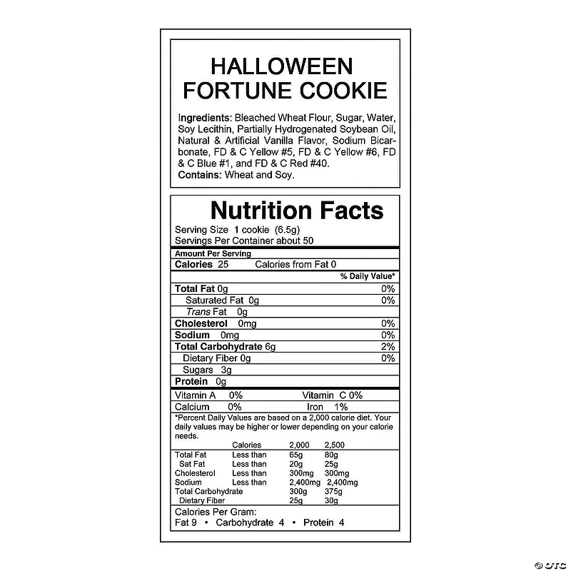 Halloween Fortune Cookies