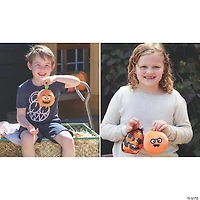 Halloween Funny Face Stuffed Pumpkins - 12 Pc.