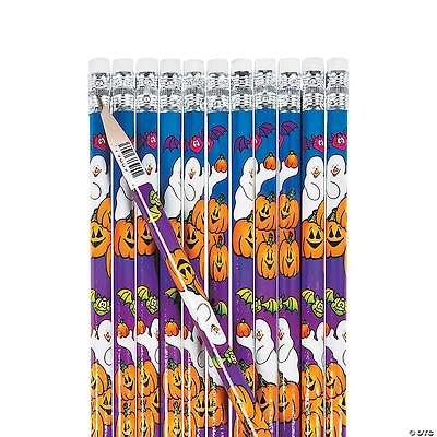 Halloween Ghost Pencils - 24 Pc.