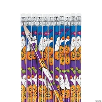 Halloween Ghost Pencils - 24 Pc.