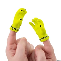 Halloween Green Monster Tiny Hands Finger Puppets - 24 Pc.