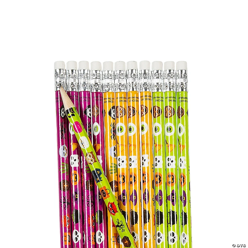 Halloween Icons Pencils - 24 Pc.