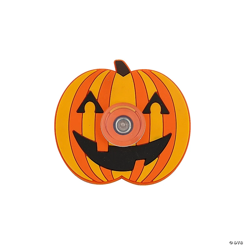 Halloween Jack-O’-Lantern Fidget Spinners - 12 Pc.