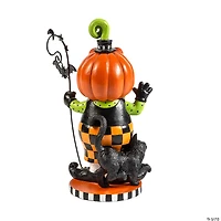 Halloween Jack-O’-Lantern Garden Statue