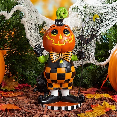 Halloween Jack-O’-Lantern Garden Statue