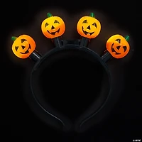 Halloween Jack-O’-Lantern Light-Up Head Boppers - 6 Pc.