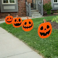 Halloween Jack-O’-Lantern Yard Signs - 4 Pc.