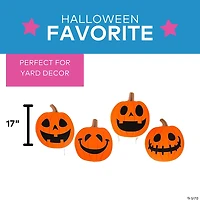 Halloween Jack-O’-Lantern Yard Signs - 4 Pc.