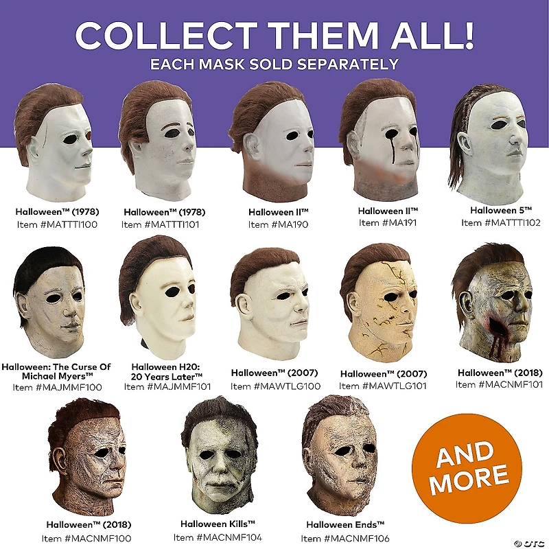 Halloween Kills™ Michael Myers Adults Overhead Latex Mask - One Size