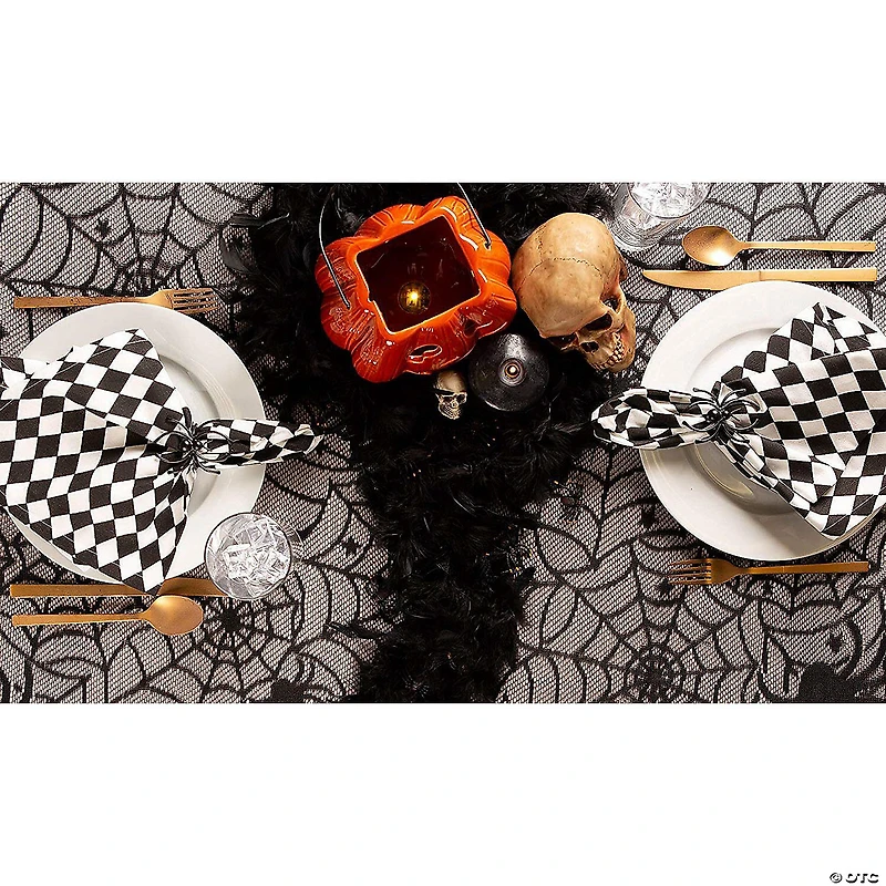 Halloween Lace Tablecloth 54X72