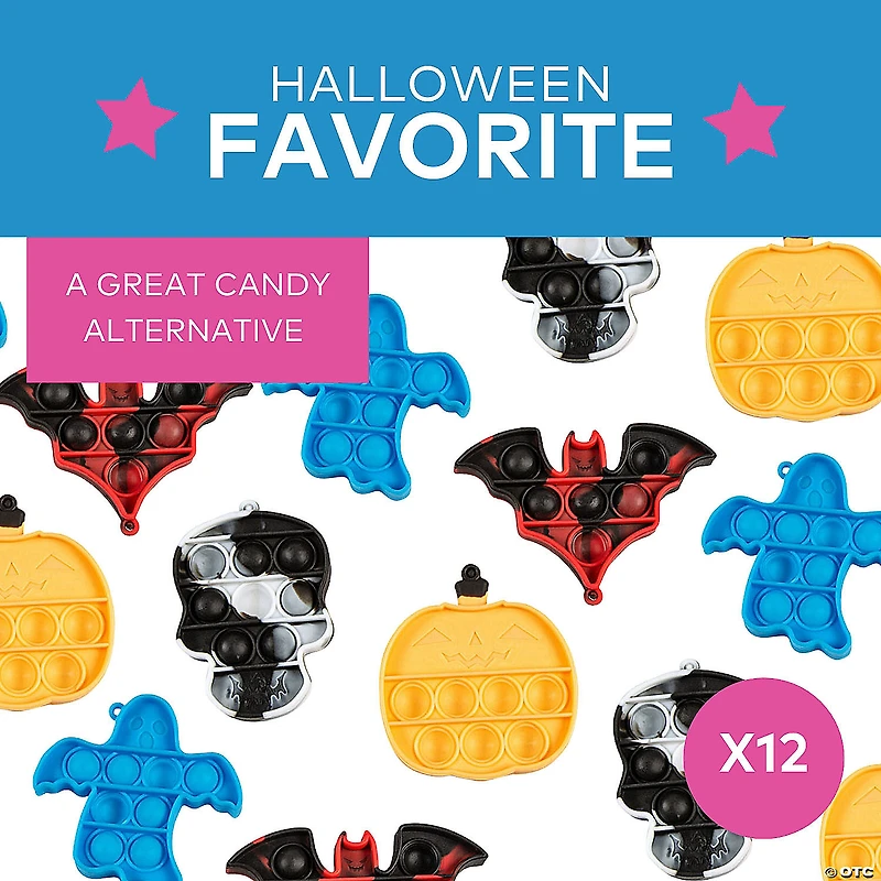 Halloween Lotsa Pops Pop Fidget Toys Assortment