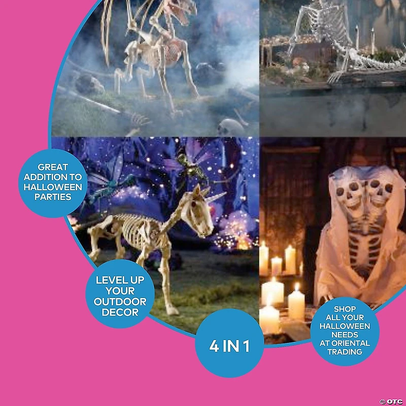 Halloween Mythical Skeleton Decorating Kit