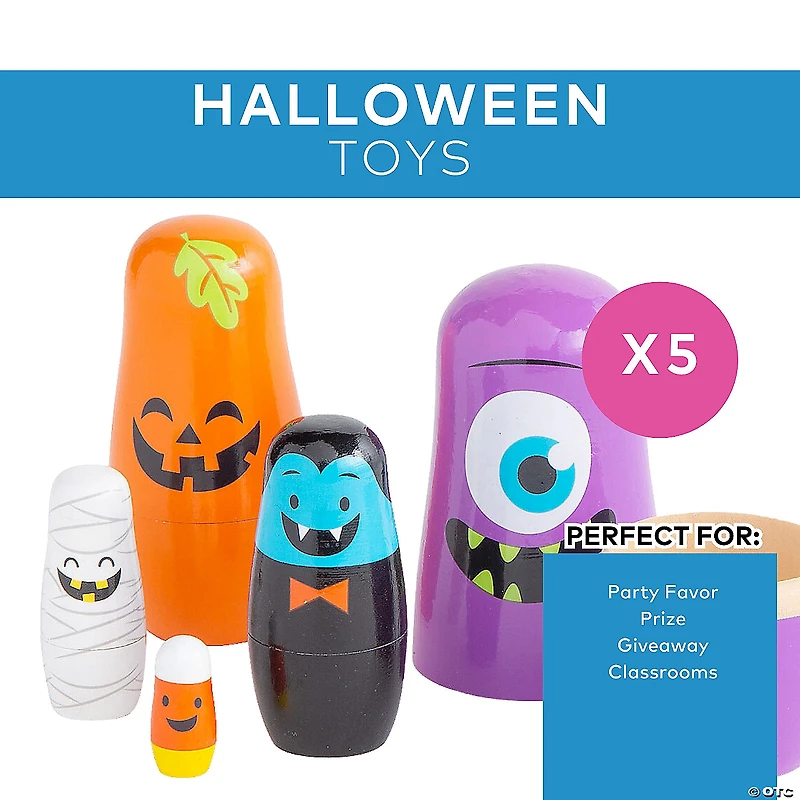Halloween Nesting Dolls - 5 Pc.