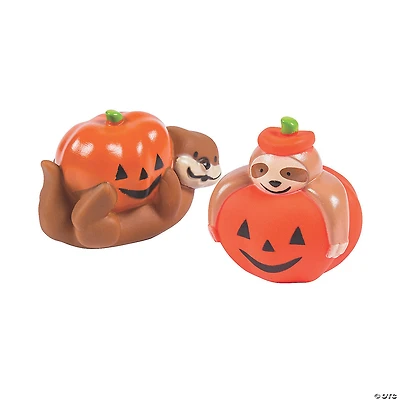 Halloween Otter & Sloth Characters - 12 Pc.