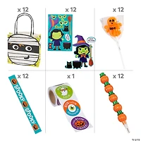 Halloween Party Handout Kit for 12 Guests