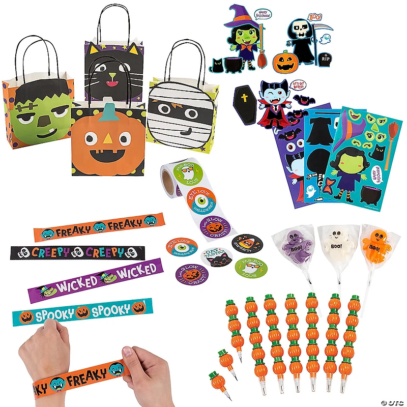 Halloween Party Handout Kit for 12 Guests