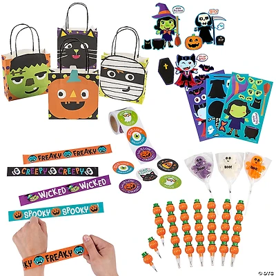 Halloween Party Handout Kit for 12 Guests