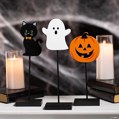 Halloween Pedestal Tabletop Decorations