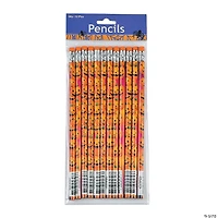 Halloween Pumpkin Pencils - 24 Pc.