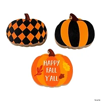 Halloween Pumpkin Tabletop Blocks - 3 Pc.