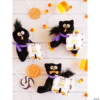 Halloween Scaredy Stuffed Cats - 12 Pc.