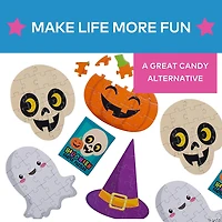 Halloween Shaped Mini Jigsaw Puzzles - 12 Boxes