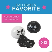 Halloween Slime Sucker Skull Toys - 12 Pc.