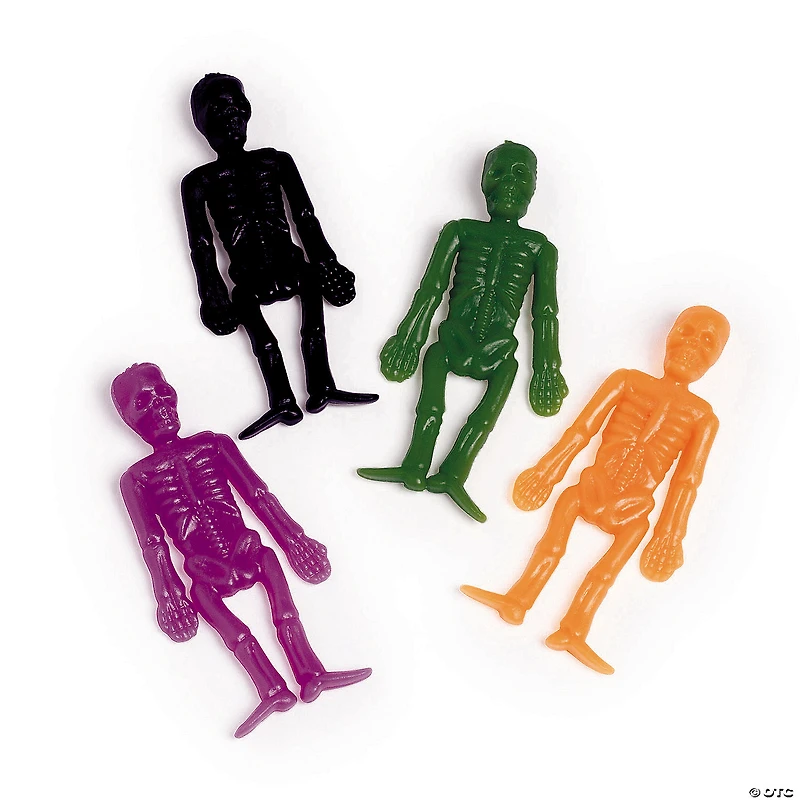 Halloween Stretch Skeletons - 36 Pc.