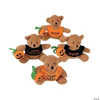 Halloween Stuffed Bears with T-Shirt - 12 Pc.
