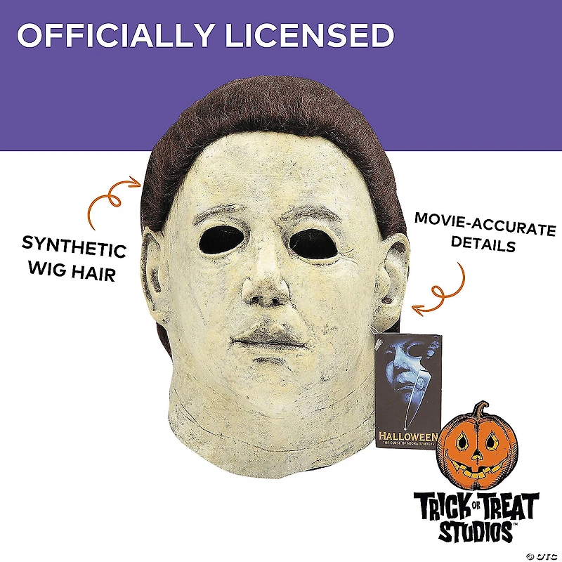 Halloween: The Curse Of Michael Myers™ Michael Myers Overhead Latex Mask - One Size