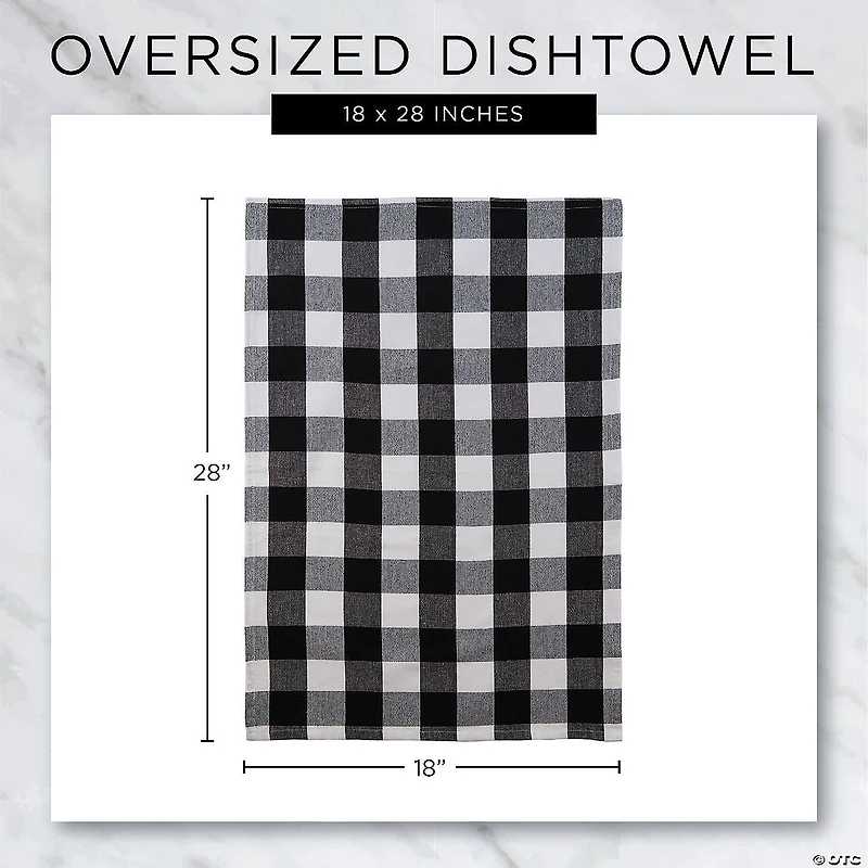 Halloween Woven Check Jacquard Dishtowel (Set Of 3)