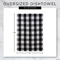 Halloween Woven Check Jacquard Dishtowel (Set Of 3)