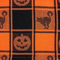 Halloween Woven Check Tablecloth 60X84