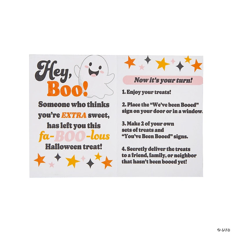 Halloween You’ve Been Booed Ghost Bag Starter Kit for 12