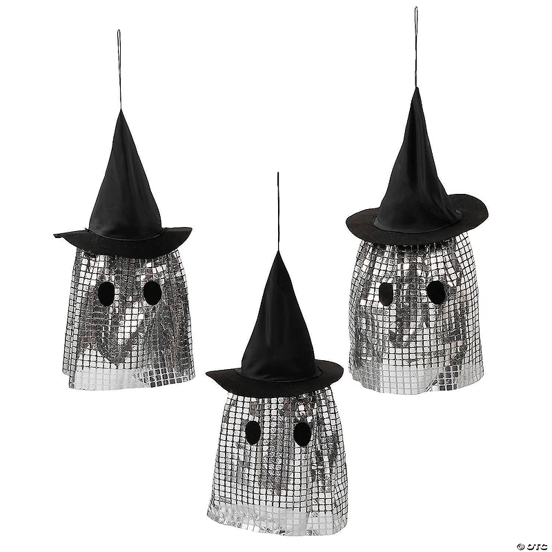 HANGING GHOST WITH HAT 3PCS