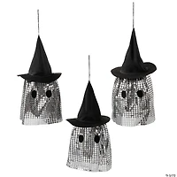 HANGING GHOST WITH HAT 3PCS