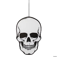Hanging Skeleton Skull Decoration - 12 Pc.