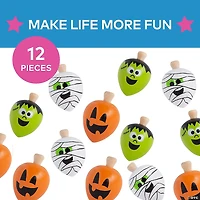 Happy Halloween Spin Tops - 12 Pc.