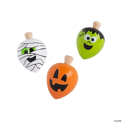 Happy Halloween Spin Tops - 12 Pc.