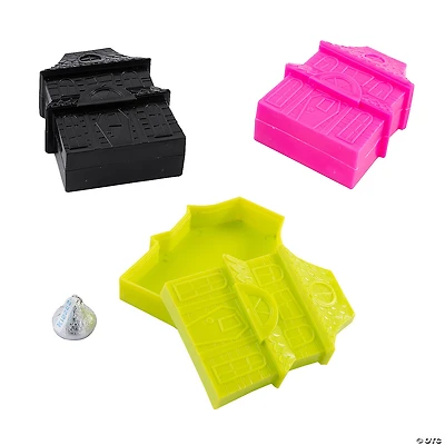 Haunted House-Shaped Halloween Favor Containers - 12 Pc.