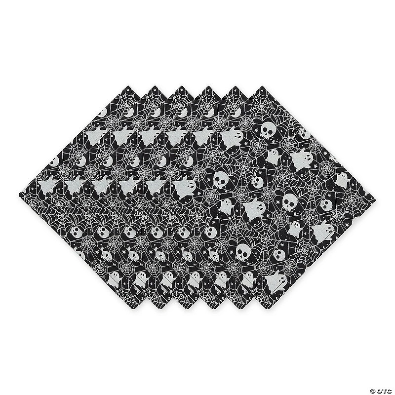 Haunted Objects Printed Napkin (Set Of 6)
