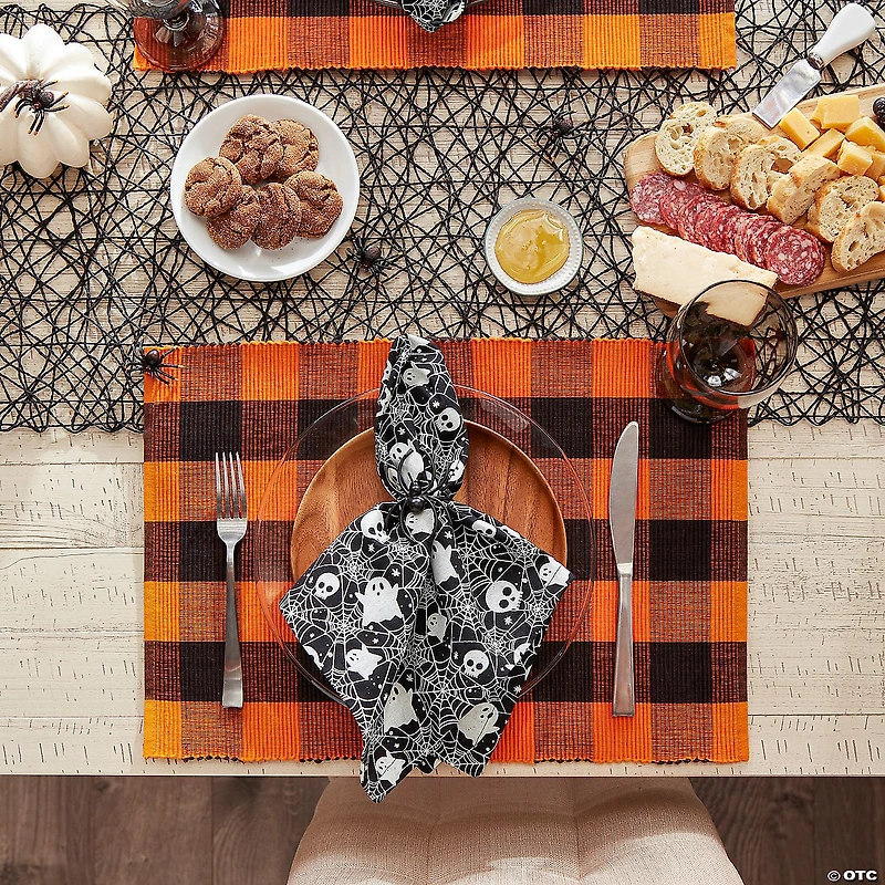 Haunted Objects Printed Napkin (Set Of 6)