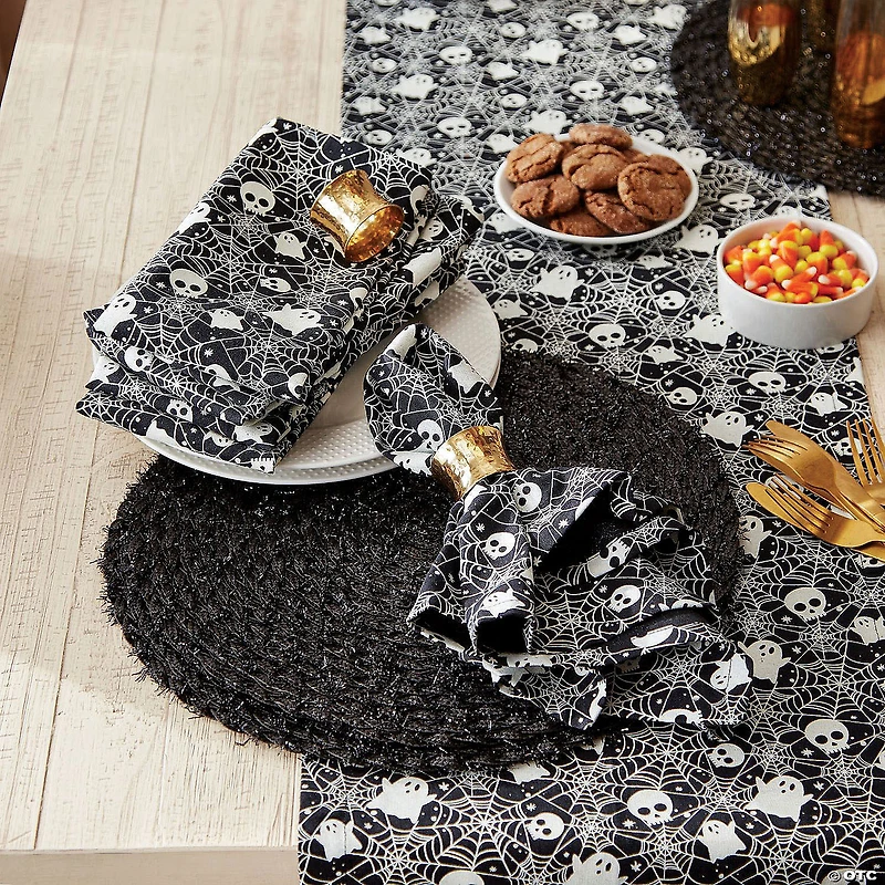 Haunted Objects Printed Napkin (Set Of 6)