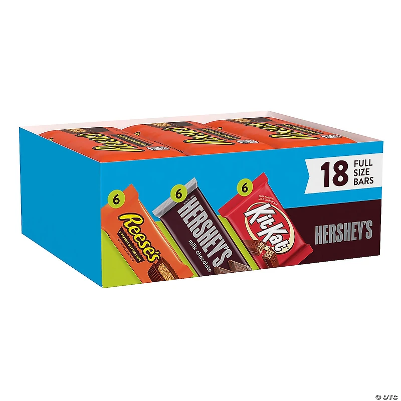 HERSHEY’S Full Size Standard Candy Bar Variety Pack - 18 Pc.