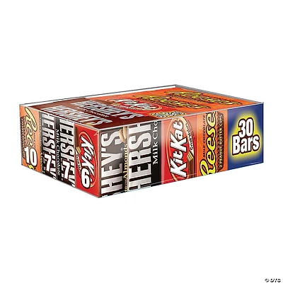 Hershey's Chocolate Full Size Variety Pack, 45 oz, 30 Count